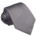 Krawat szary jednolity