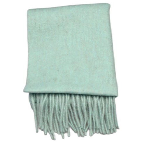 Elegnacki szal welniany miętowy