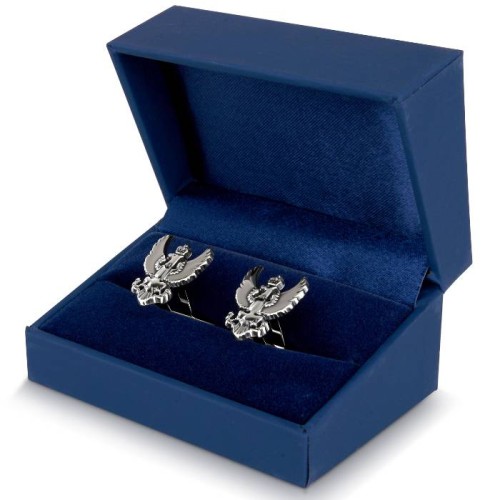 Spinki do mankietów srebrne orzeł