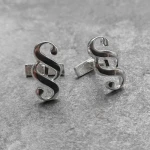 Spinki do mankietów srebrny paragraf